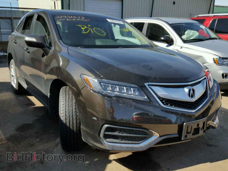 2016 Acura RDX TECHNO (VIN 5J8TB4H53GL014290) — фото 1 из 10, Copart, повреждение: передняя часть