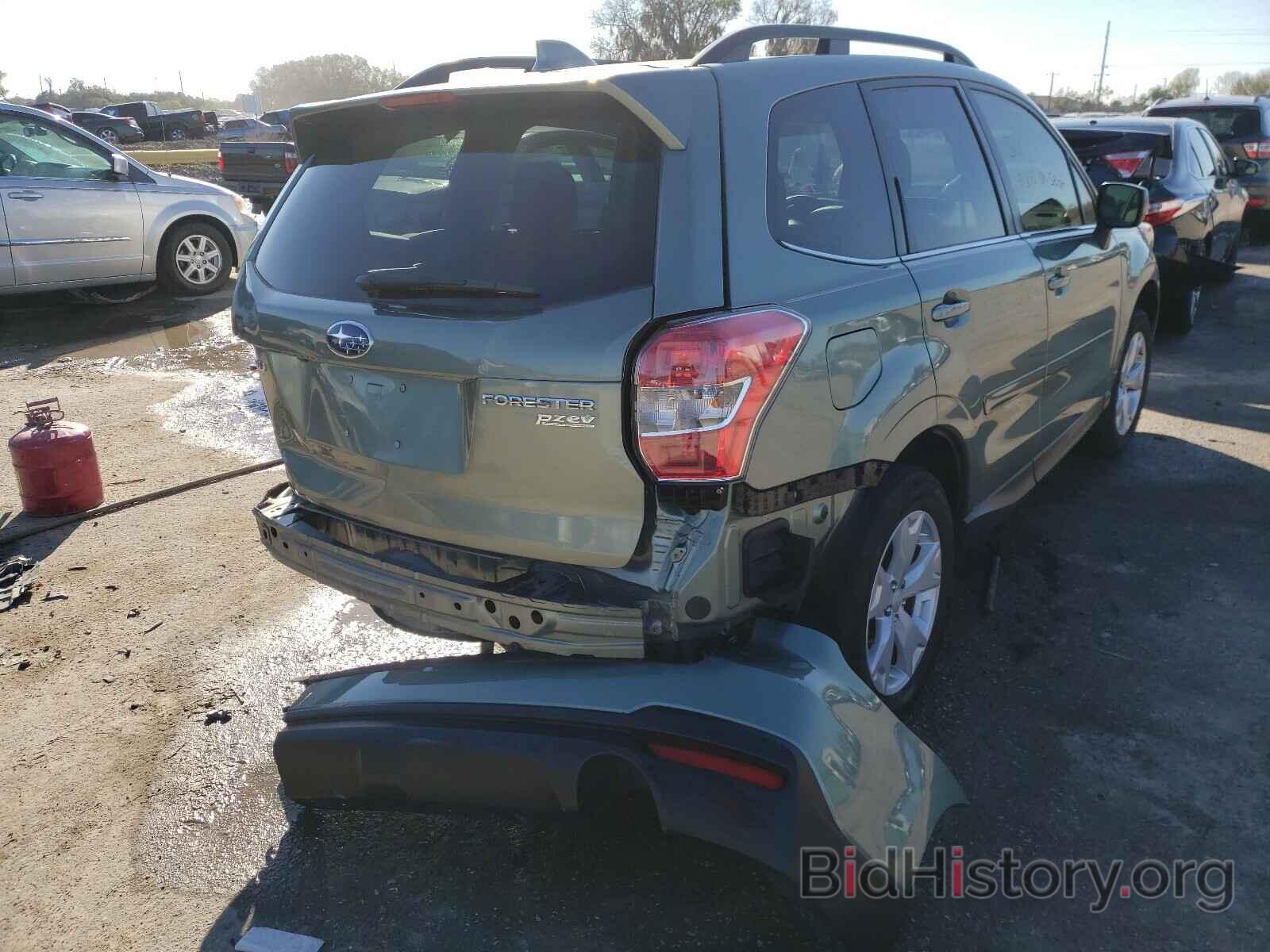 Report JF2SJAHC1GH508498 SUBARU FORESTER 2016 GREEN GAS
