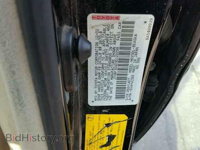 2003 LEXUS ES300 - VIN: JTHBF30G030122298 - Фото 10
