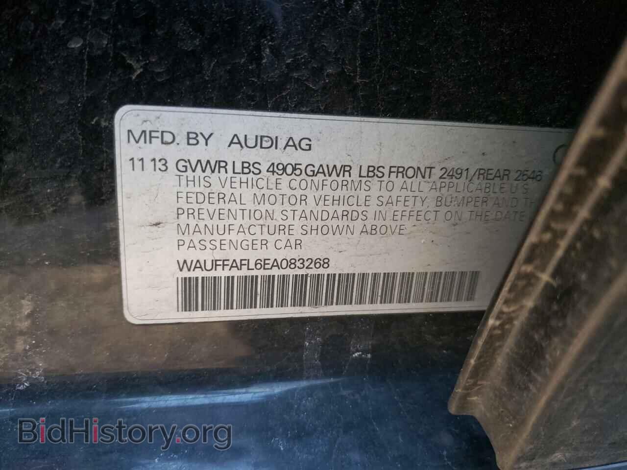 2014 AUDI A4 - VIN: WAUFFAFL6EA083268 - Фото 10