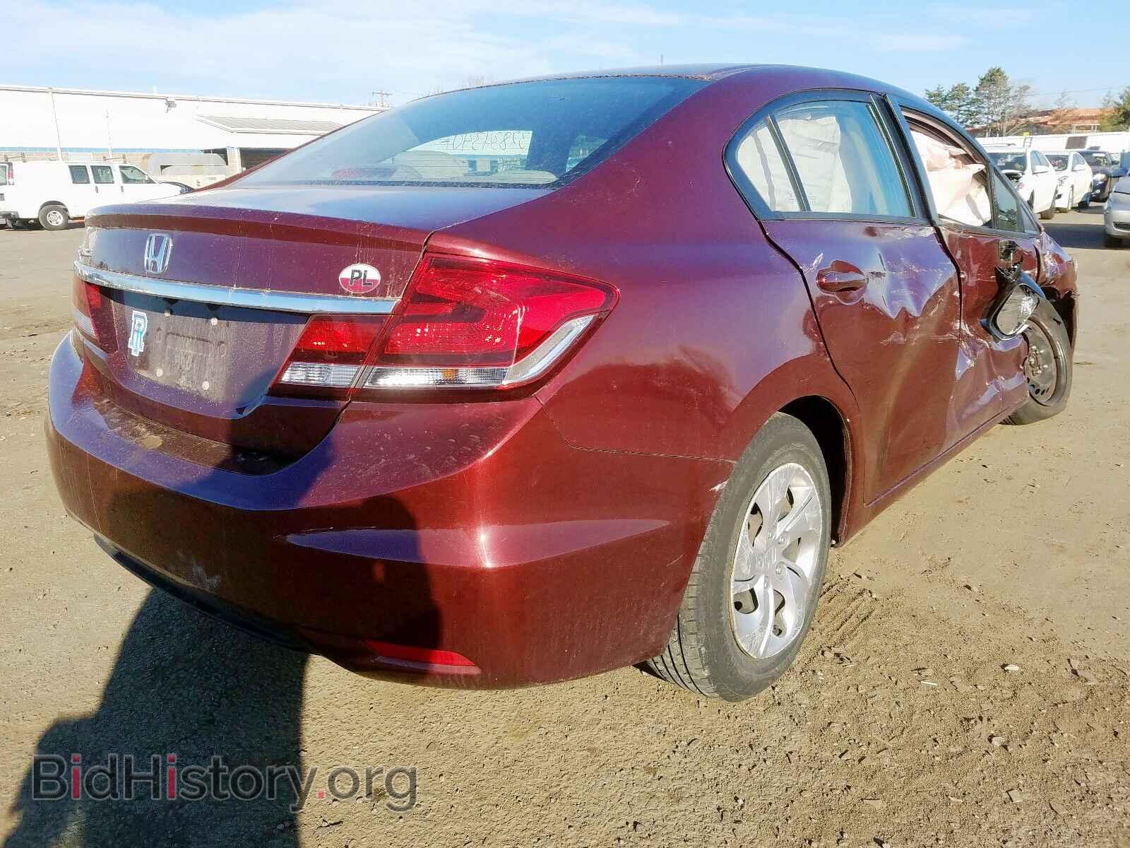 2014 HONDA CIVIC - VIN: 2HGFB2F59EH510550 - Фото 4