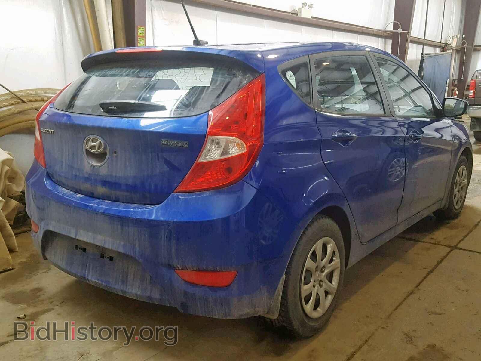 2013 HYUNDAI ACCENT - VIN: KMHCT5AE7DU125003 - Фото 4