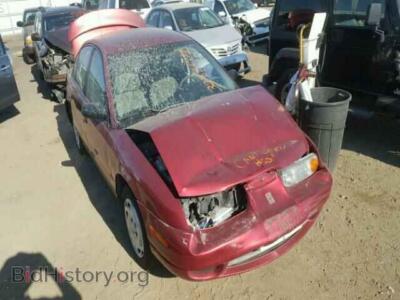 2000 Saturn SL/SL1/SL2 SL2, красный — VIN 1G8ZK5275YZ123013, Copart