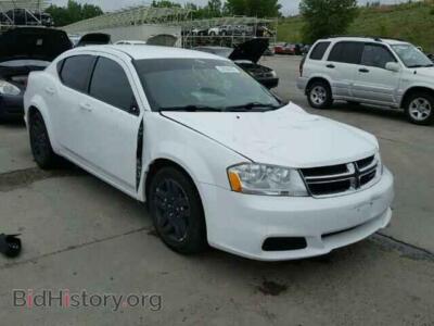 2012 Dodge AVENGER Avenger SE, белый — VIN 1C3CDZAB3CN220525, Copart