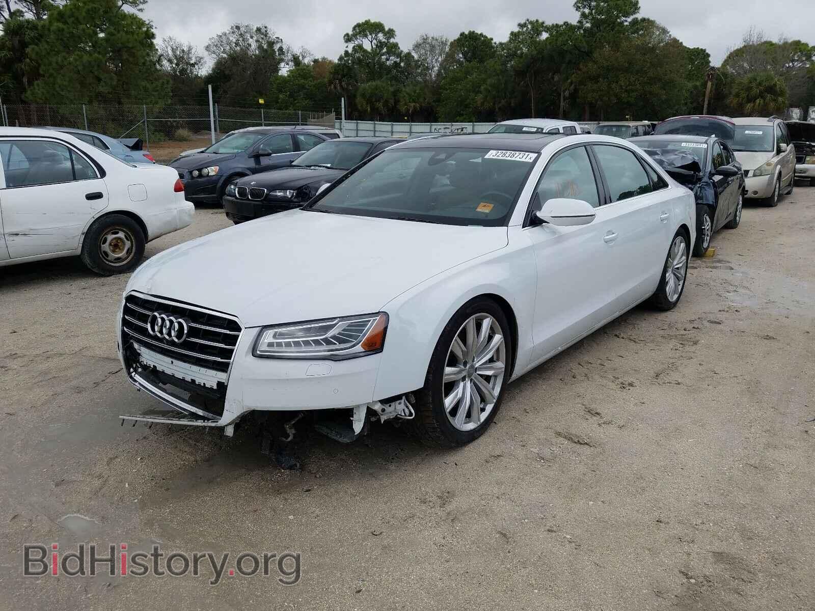 2016 AUDI A8 - VIN: WAU3RAFD3GN007022 - Фото 2