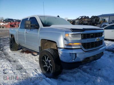 2017 Chevrolet SILVERADO, silver — VIN 3GCUKRECXHG102321, Copart