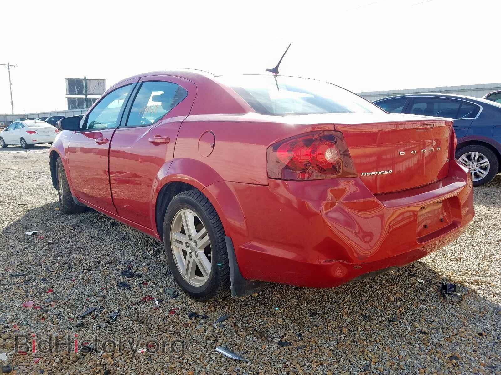 2013 DODGE AVENGER - VIN: 1C3CDZCB5DN621492 - Фото 3