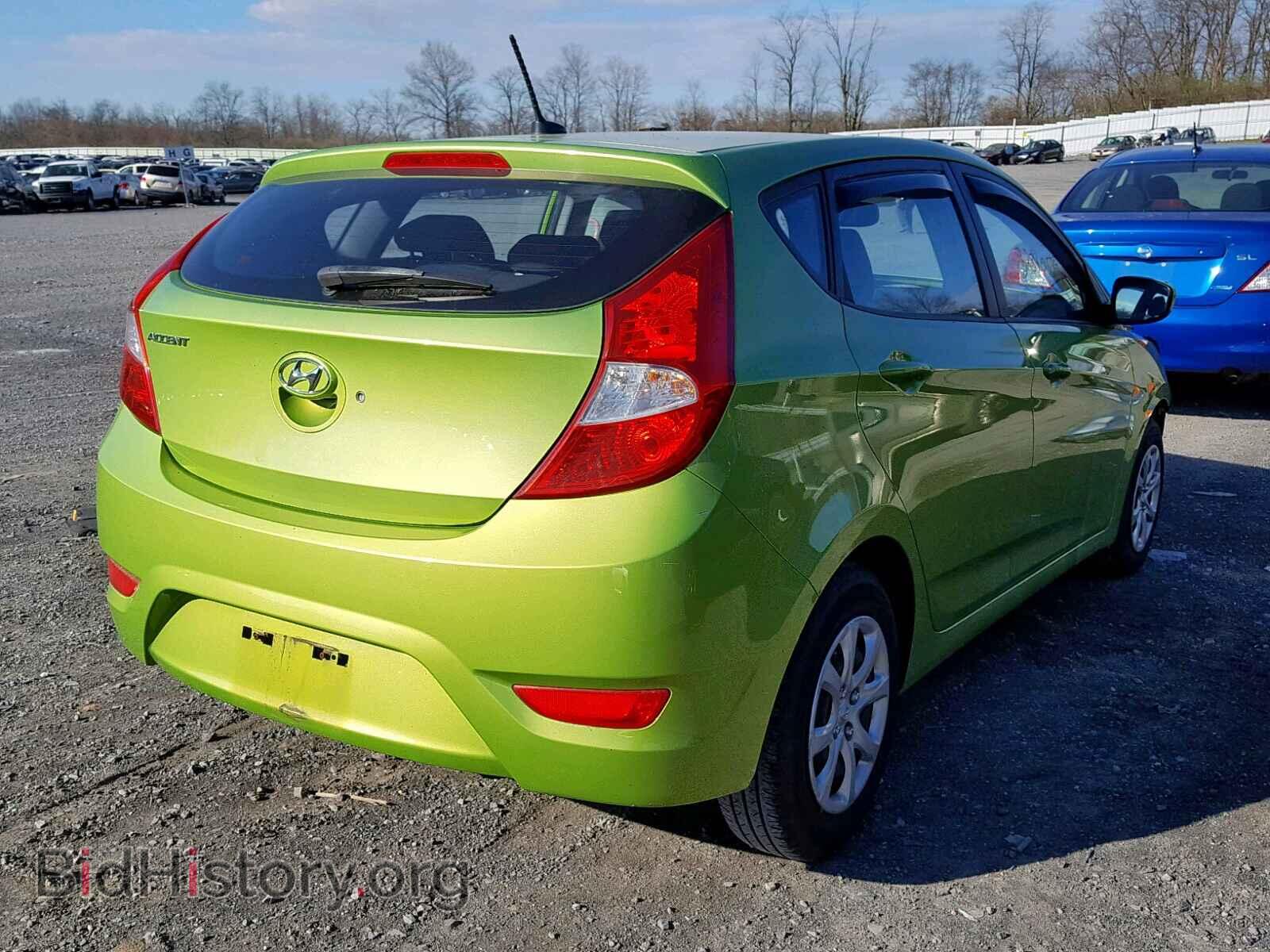2012 HYUNDAI ACCENT - VIN: KMHCT5AE2CU015409 - Фото 4