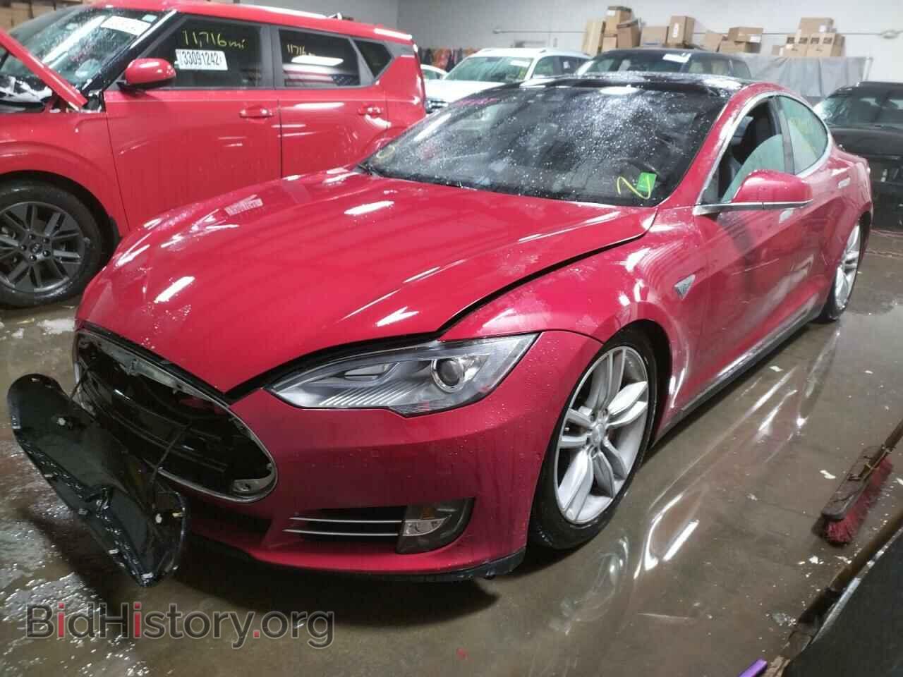 2015 TESLA MODEL S - VIN: 5YJSA4H47FF081674 - Фото 2