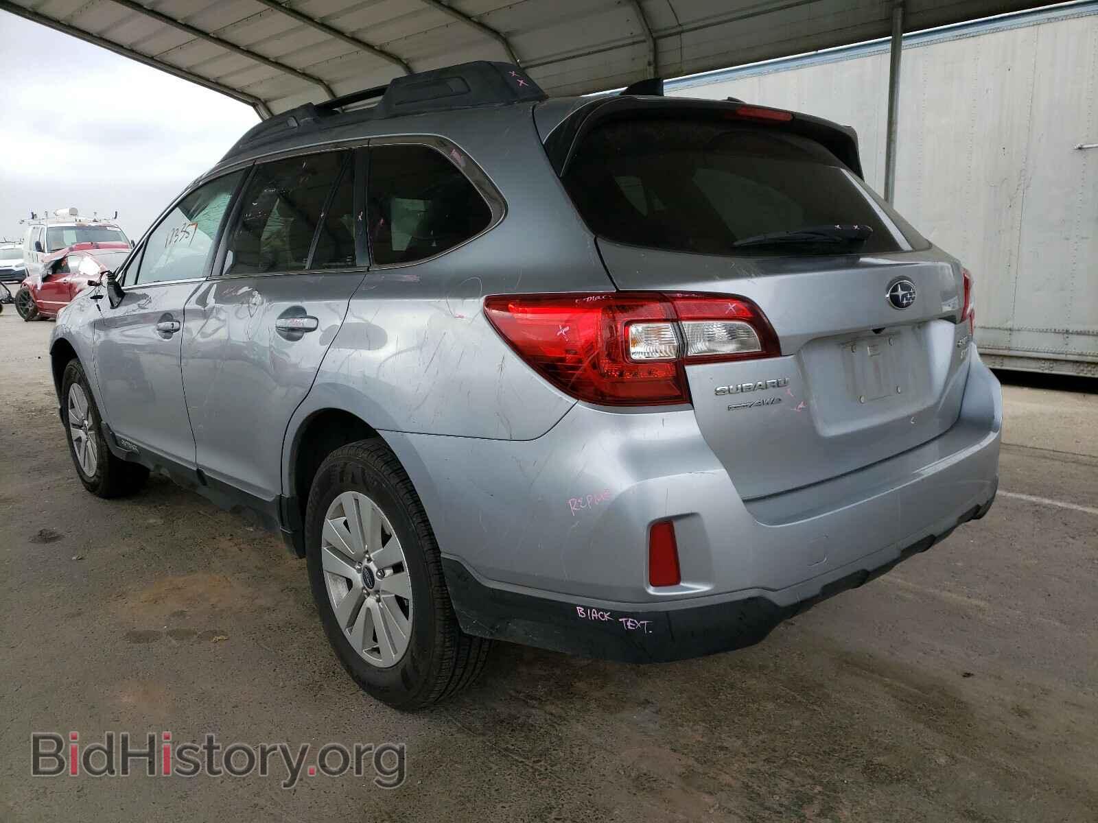 2016 SUBARU OUTBACK - VIN: 4S4BSAFC3G3227004 - Фото 3