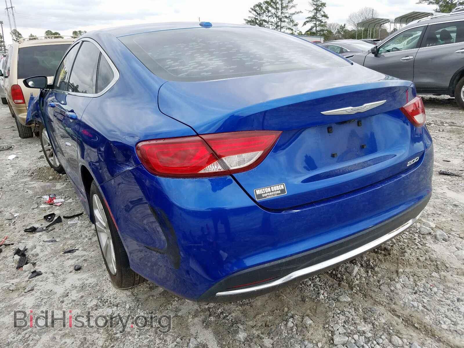 2015 CHRYSLER 200 - VIN: 1C3CCCABXFN606265 - Фото 3
