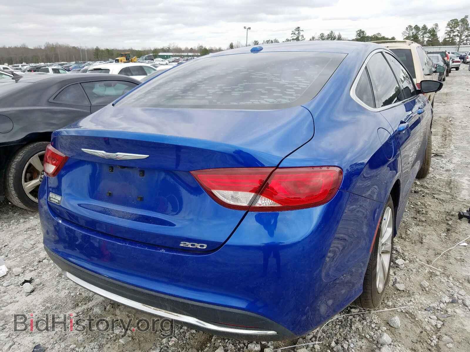2015 CHRYSLER 200 - VIN: 1C3CCCABXFN606265 - Фото 4