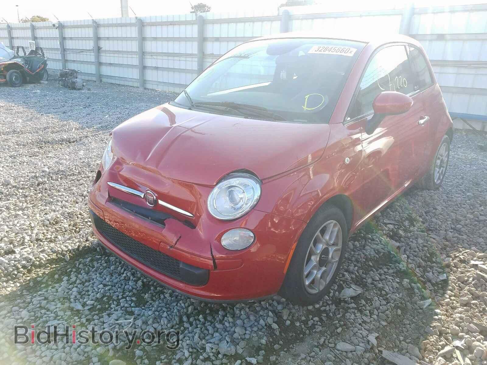 2015 FIAT 500 - VIN: 3C3CFFDR4FT667533 - Фото 2