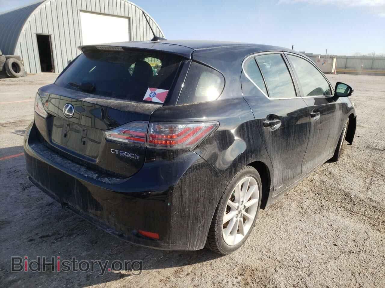 2012 LEXUS CT 200 - VIN: JTHKD5BH5C2121868 - Фото 4