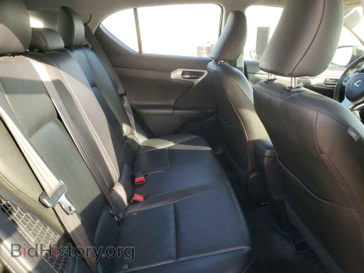 2012 LEXUS CT 200 - VIN: JTHKD5BH5C2121868 - Фото 6