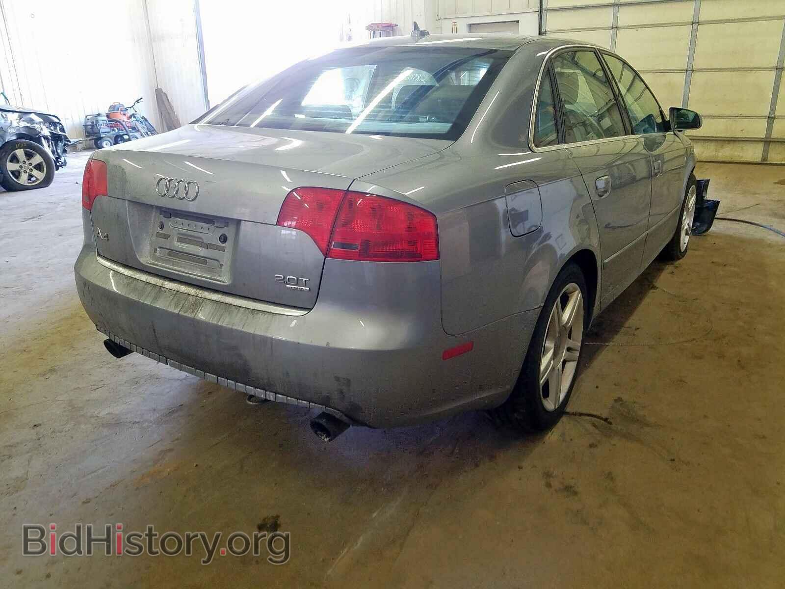 2007 AUDI A4 - VIN: WAUDF78E67A063422 - Photo 4