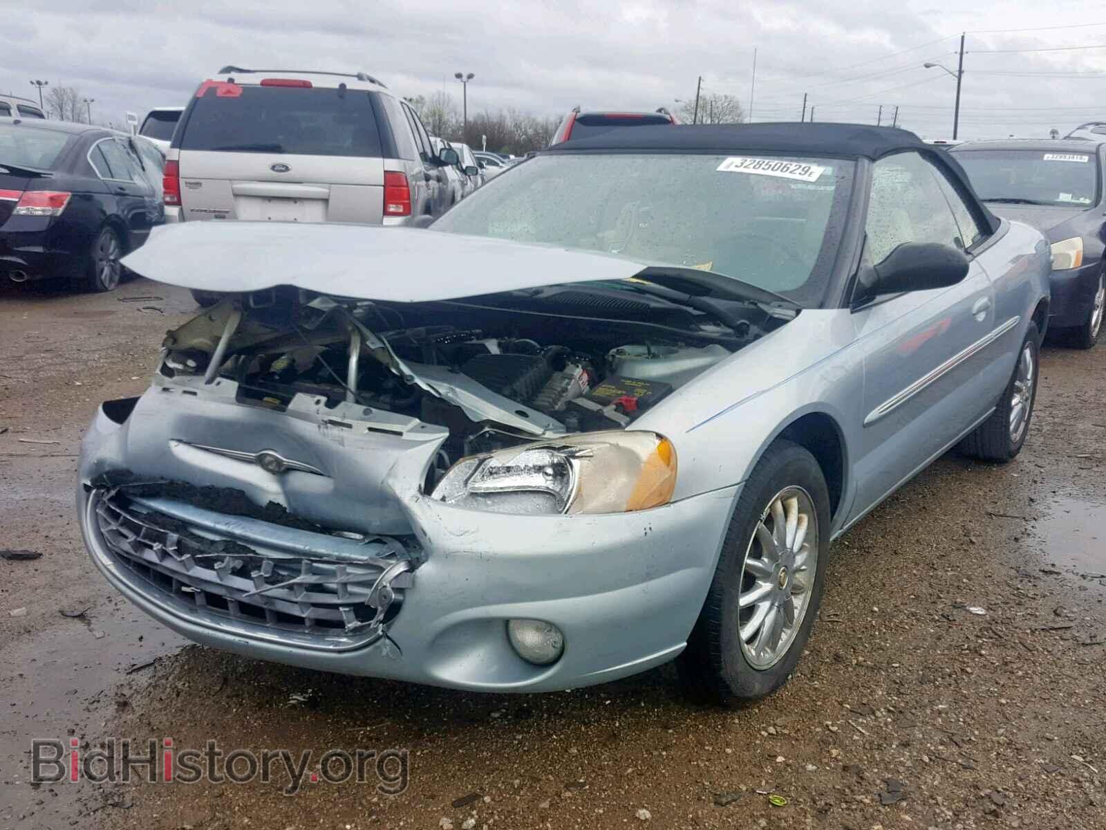 2002 CHRYSLER SEBRING - VIN: 1C3EL65R12N182955 - Фото 2