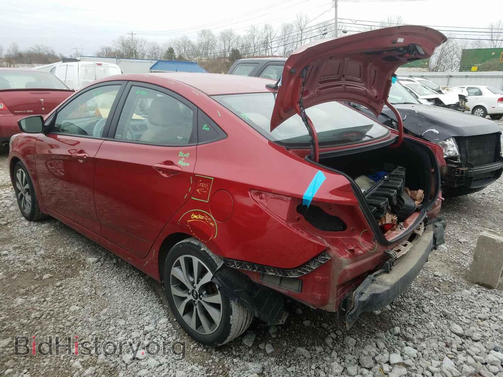 2017 HYUNDAI ACCENT - VIN: KMHCT4AEXHU373794 - Фото 3