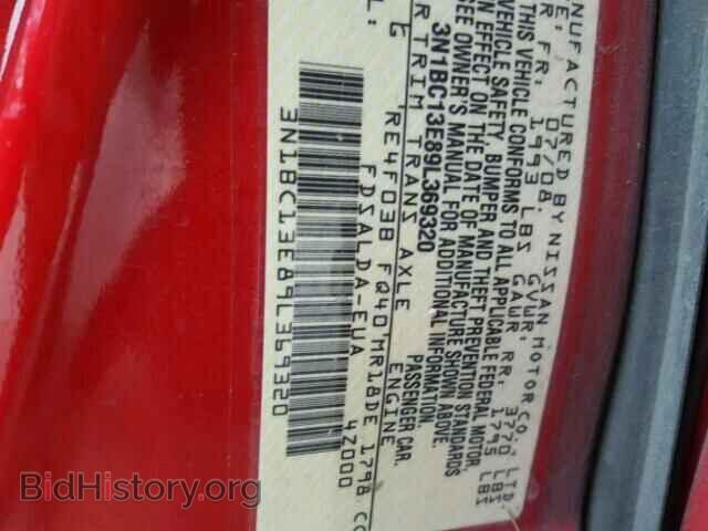 2009 NISSAN VERSA - VIN: 3N1BC13E89L369320 - Фото 10