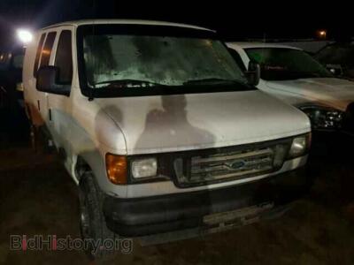 2007 Ford ECONOLINE, white — VIN 1FTNE14W37DA28423, Copart