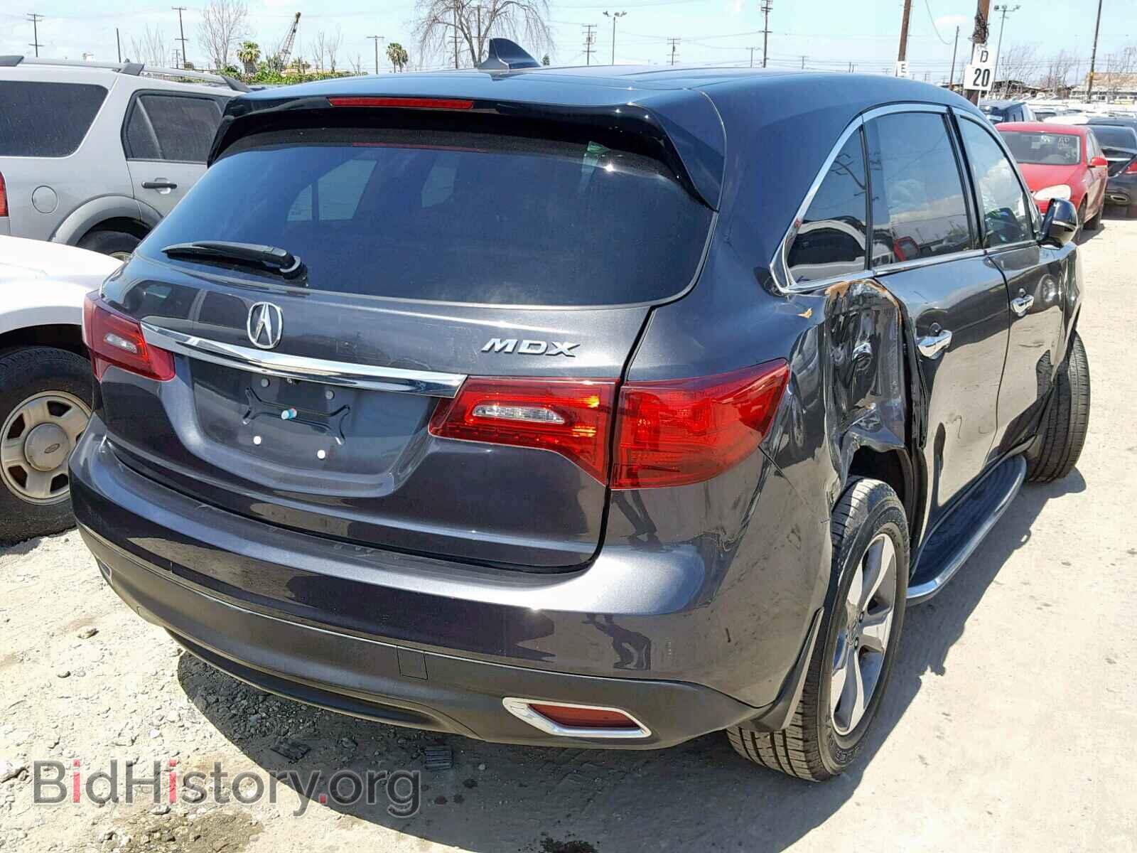 2016 ACURA MDX - VIN: 5FRYD3H27GB004782 - Фото 4