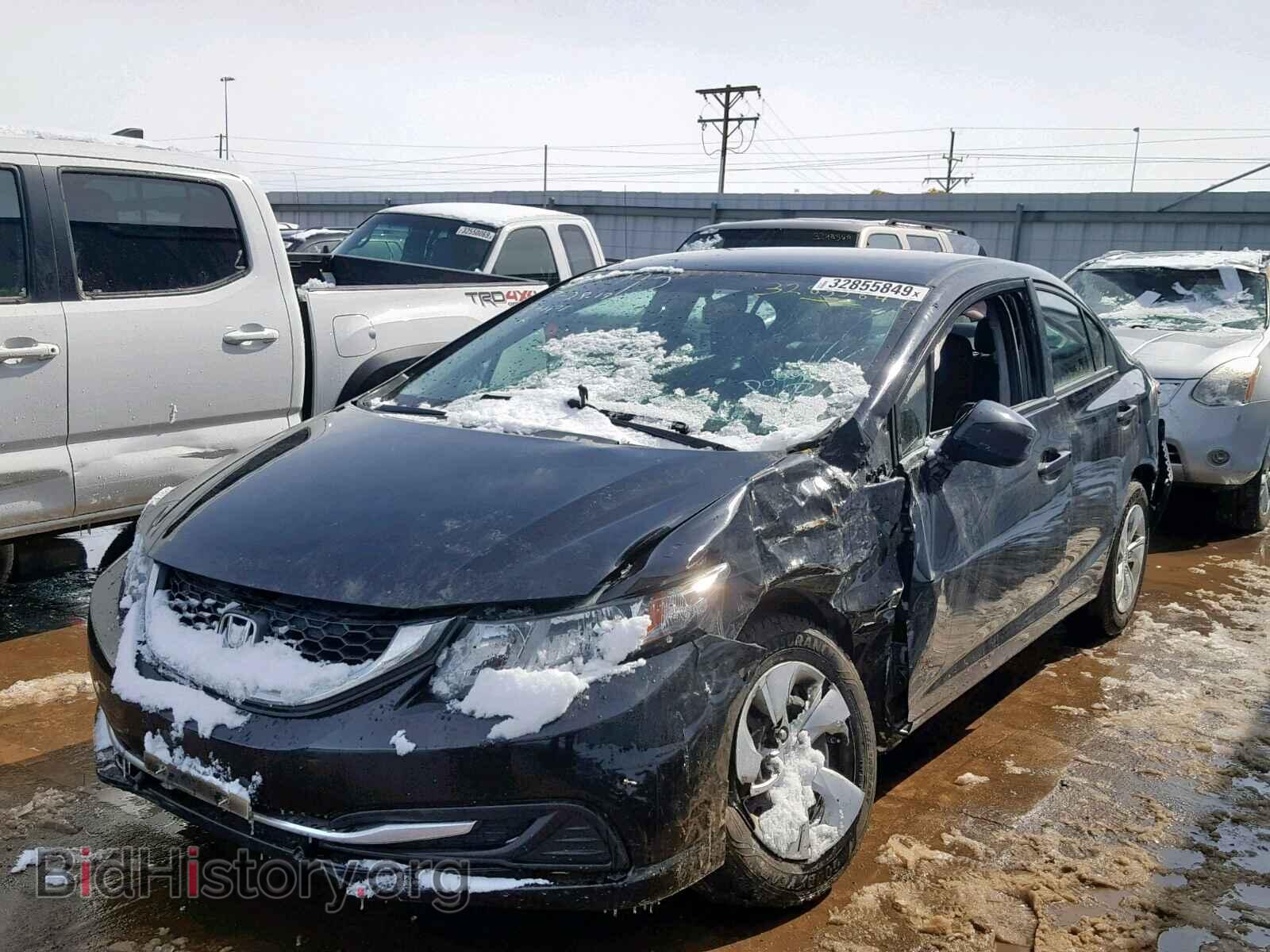2013 HONDA CIVIC LX - VIN: 19XFB2F55DE028618 - Фото 2