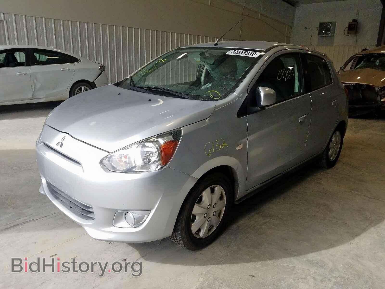 2014 MITSUBISHI MIRAGE - VIN: ML32A3HJ3EH006665 - Фото 2