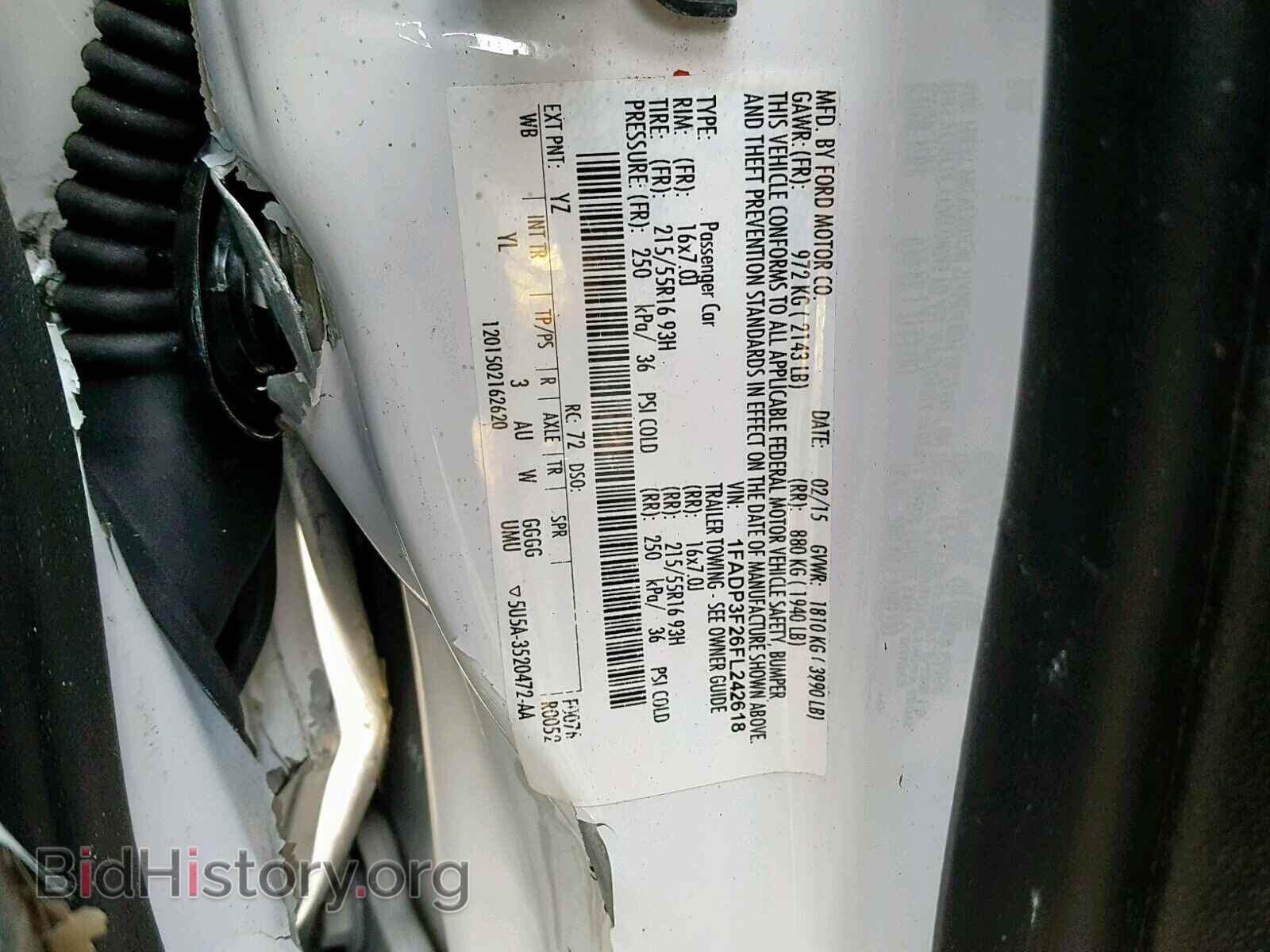 2015 FORD FOCUS SE - VIN: 1FADP3F26FL242618 - Фото 10