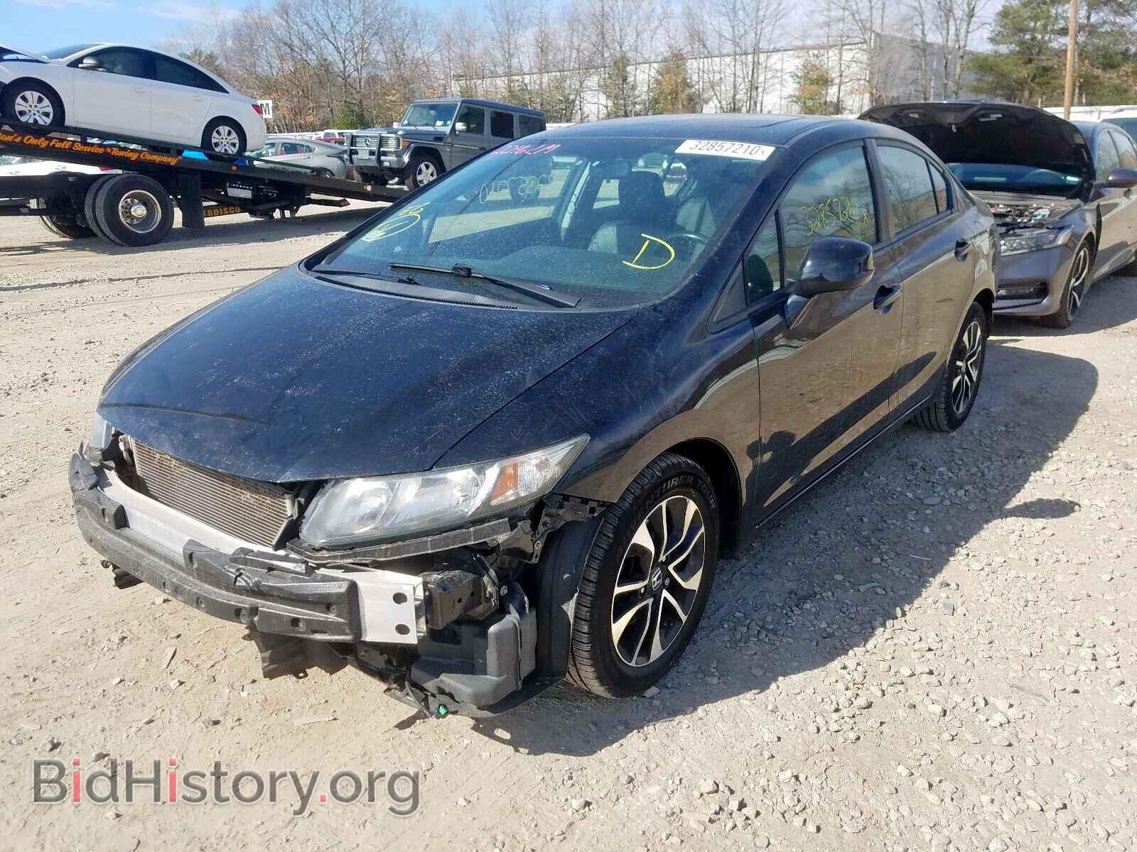 2013 HONDA CIVIC - VIN: 2HGFB2F95DH519005 - Фото 2
