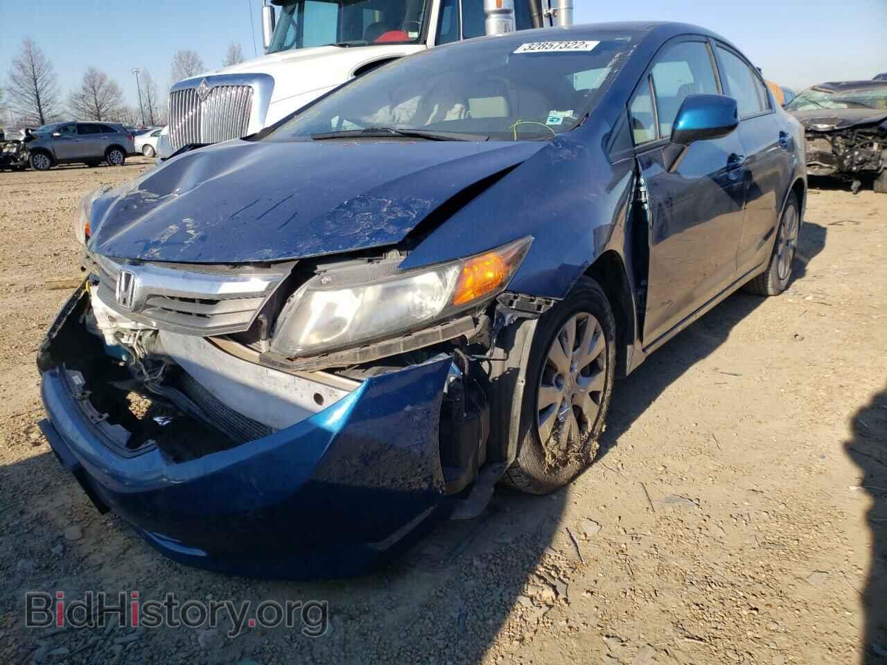 2012 HONDA CIVIC - VIN: 19XFB2F52CE059842 - Фото 2