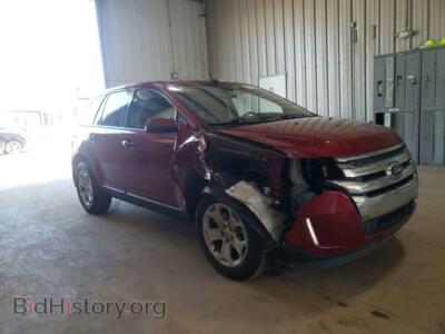 2014 Ford EDGE Edge SEL, красный — VIN 2FMDK3JC9EBB34867, Copart