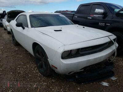 2013 Dodge CHALLENGER, белый — VIN 2C3CDYAGXDH620016, Copart
