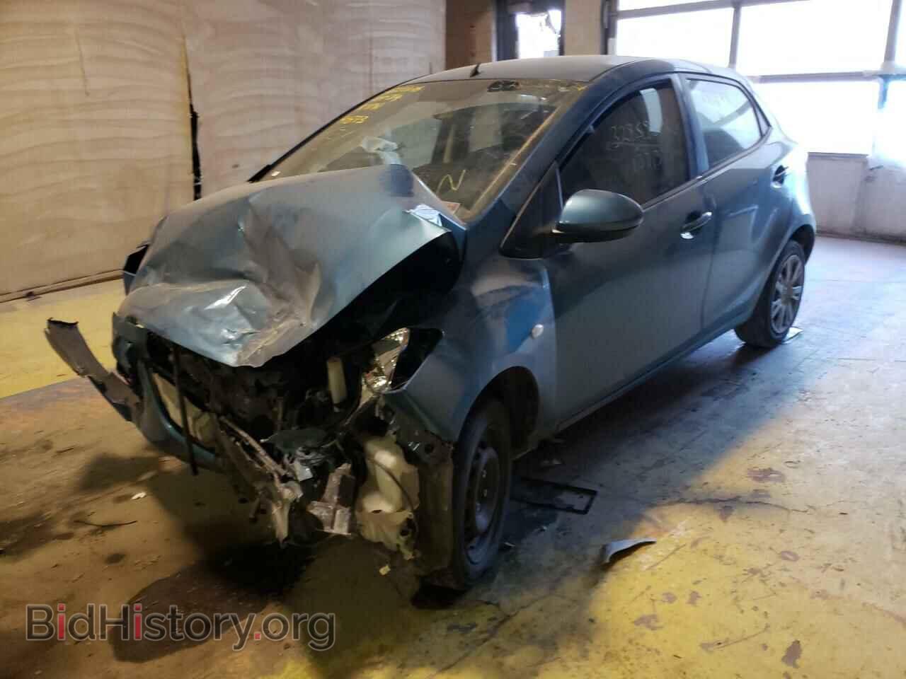 2012 MAZDA 2 - VIN: JM1DE1KY5C0141873 - Фото 2