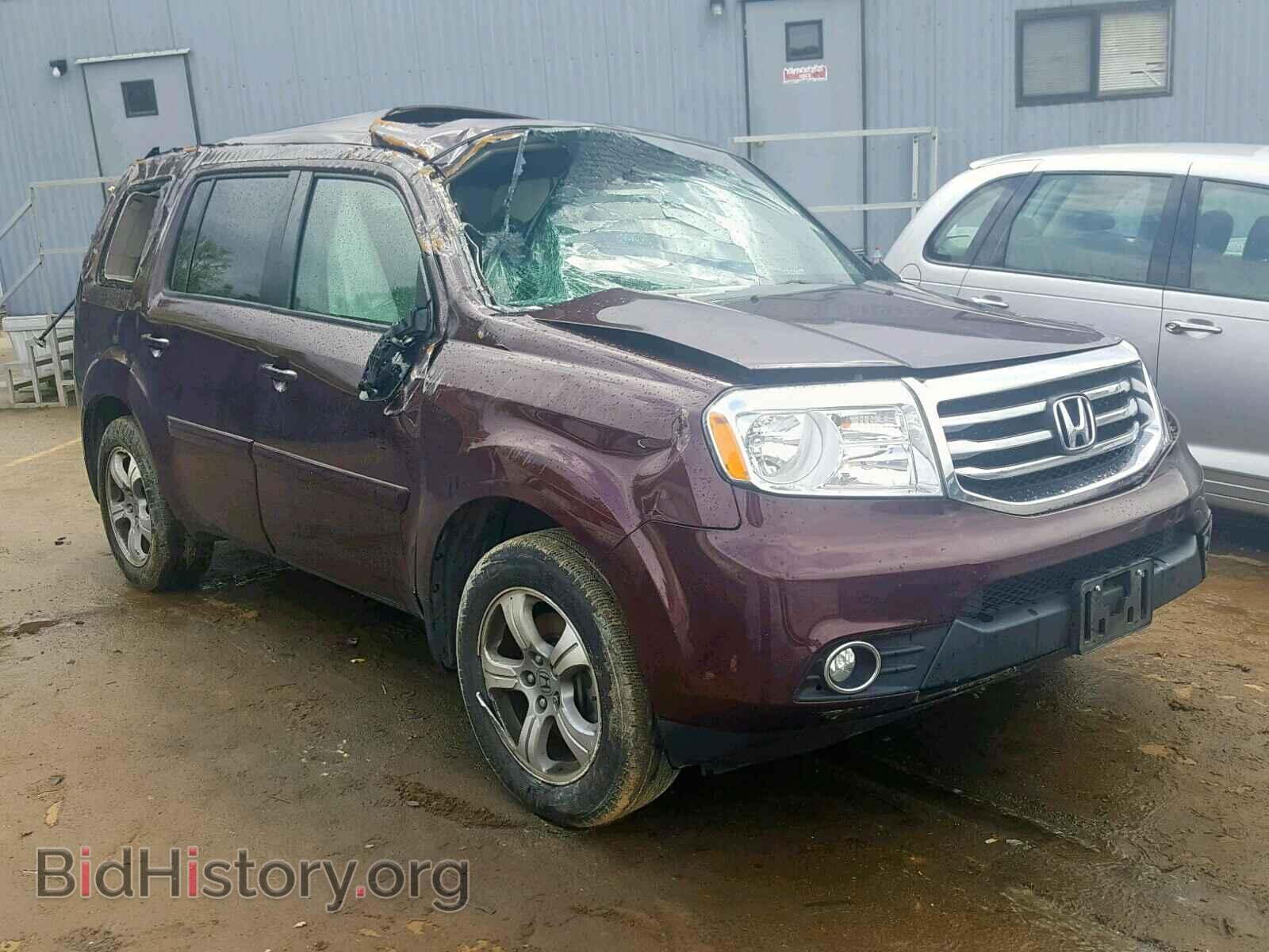 Photo 5FNYF3H54DB012923 - HONDA PILOT EXL 2013