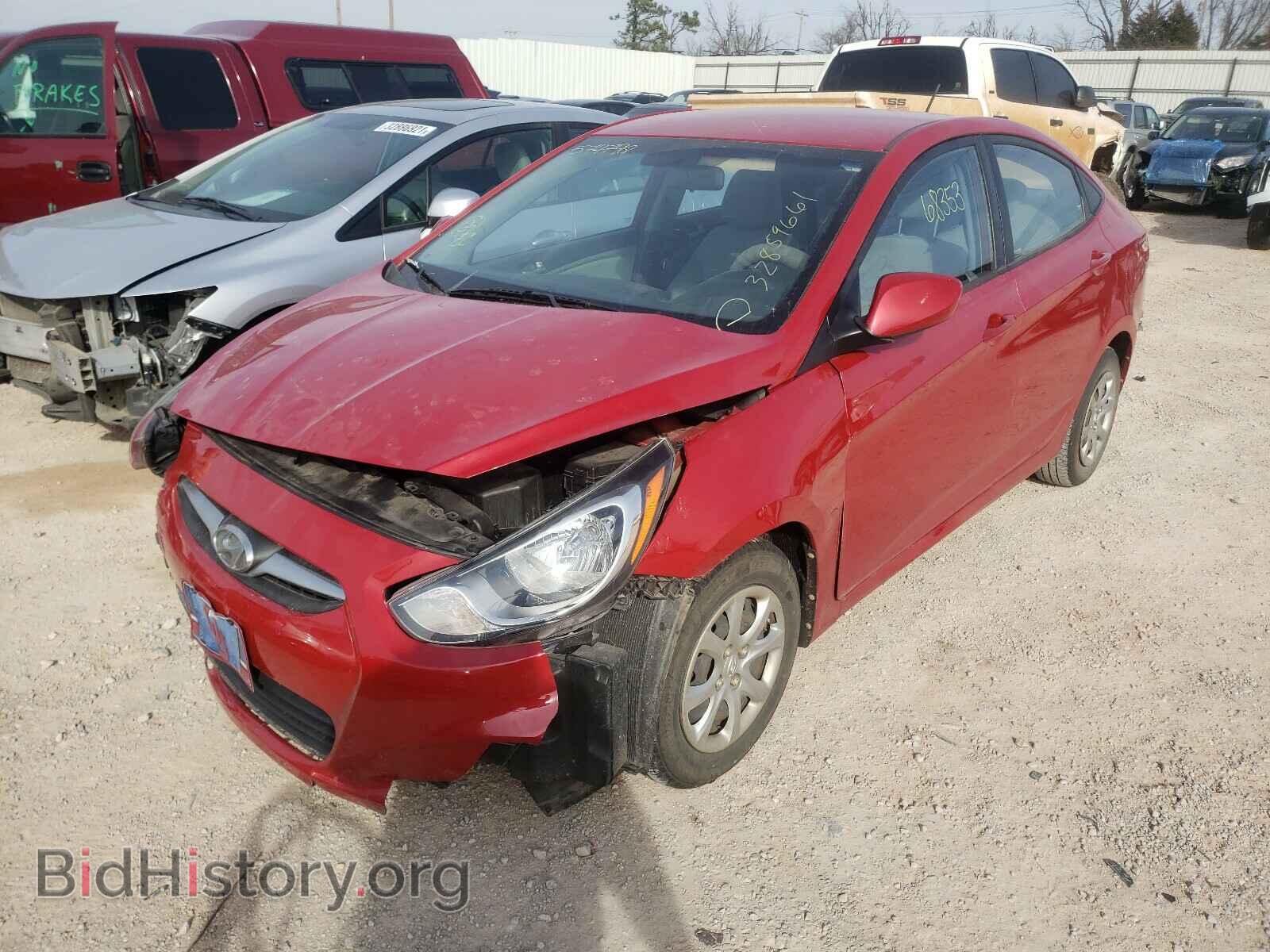 2013 HYUNDAI ACCENT - VIN: KMHCT4AE2DU574972 - Фото 2