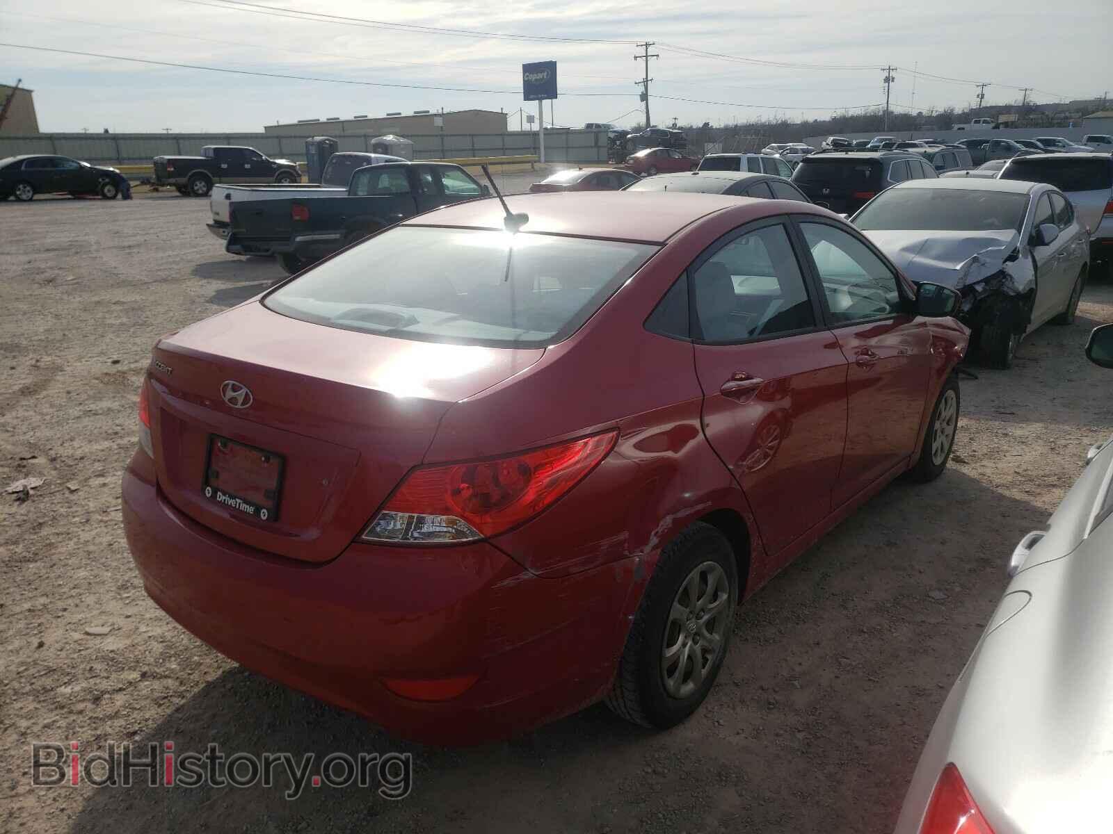2013 HYUNDAI ACCENT - VIN: KMHCT4AE2DU574972 - Фото 4