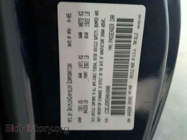 2005 CHRYSLER SEBRING - VIN: 1C3EL65R55N642008 - Фото 10
