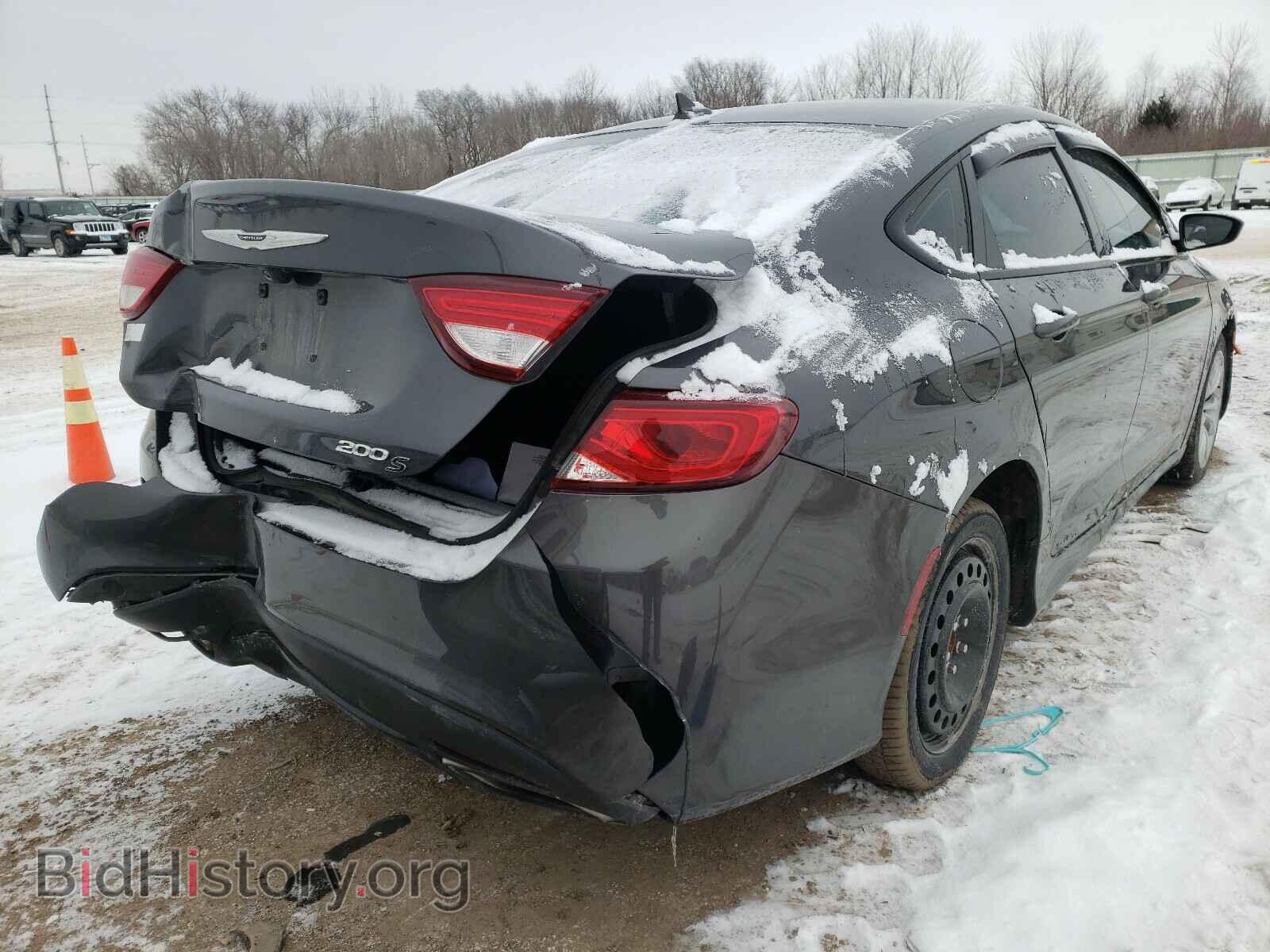 2016 CHRYSLER 200 - VIN: 1C3CCCBB8GN135460 - Фото 4