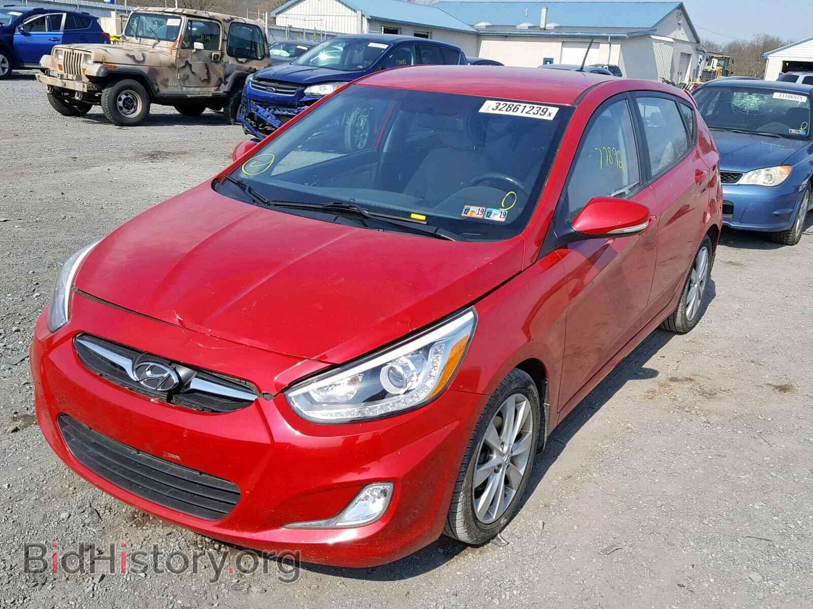 2014 HYUNDAI ACCENT - VIN: KMHCU5AE7EU142513 - Фото 2