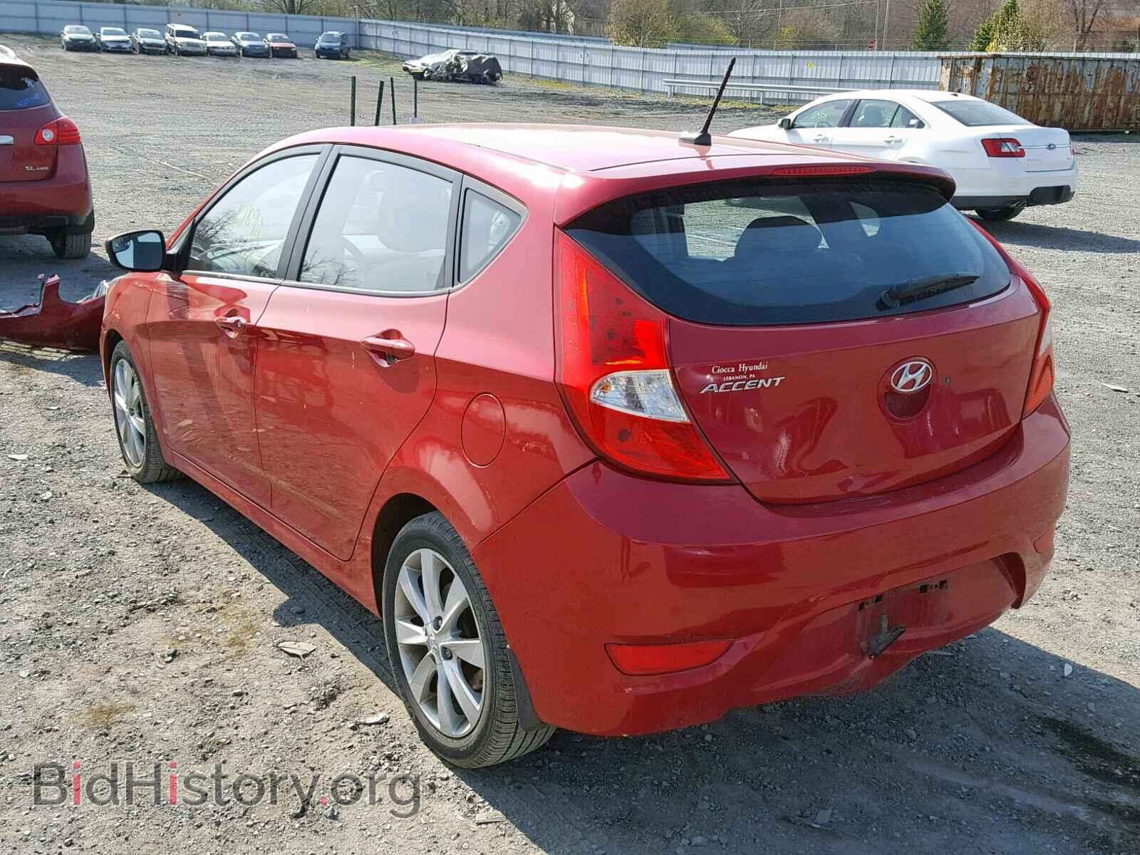 2014 HYUNDAI ACCENT - VIN: KMHCU5AE7EU142513 - Фото 3