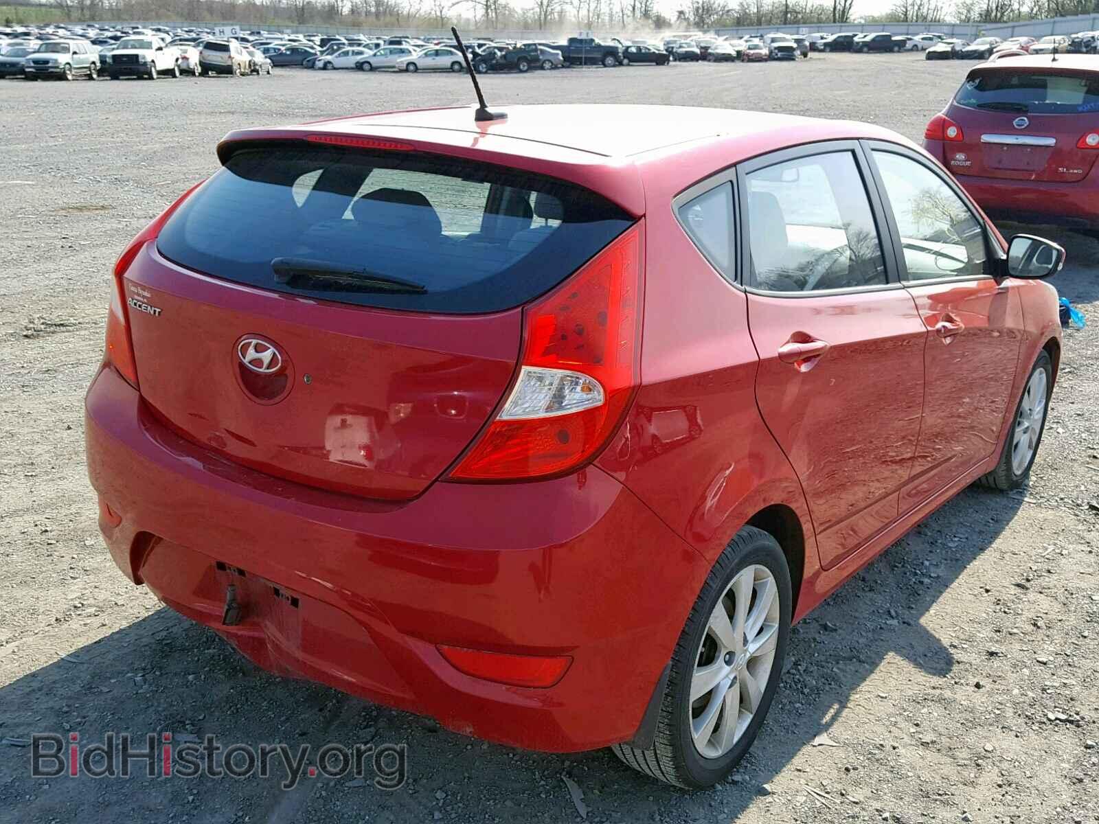 2014 HYUNDAI ACCENT - VIN: KMHCU5AE7EU142513 - Фото 4