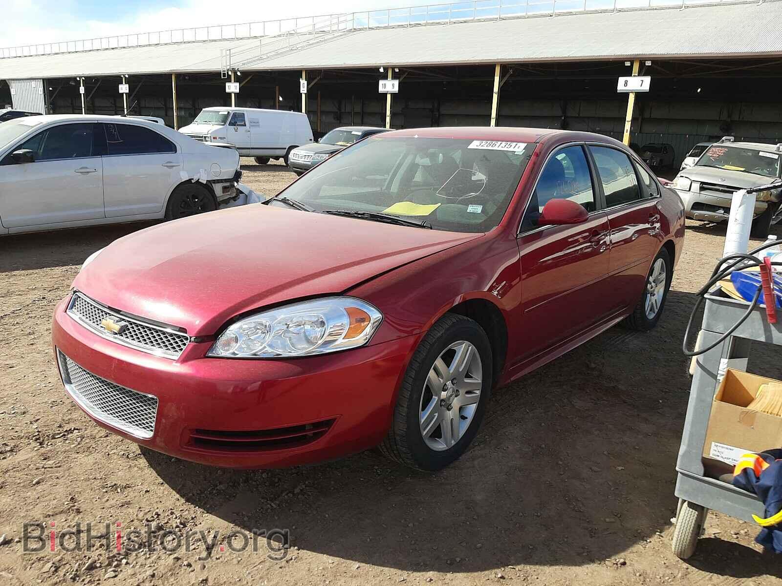 2012 CHEVROLET IMPALA - VIN: 2G1WB5E32C1275018 - Фото 2