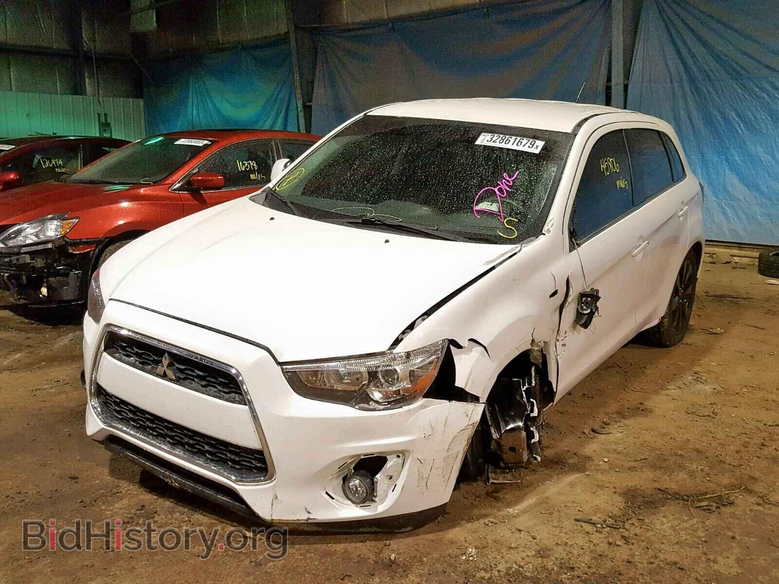 2014 MITSUBISHI OUTLANDER - VIN: 4A4AR4AU8EE008398 - Фото 2