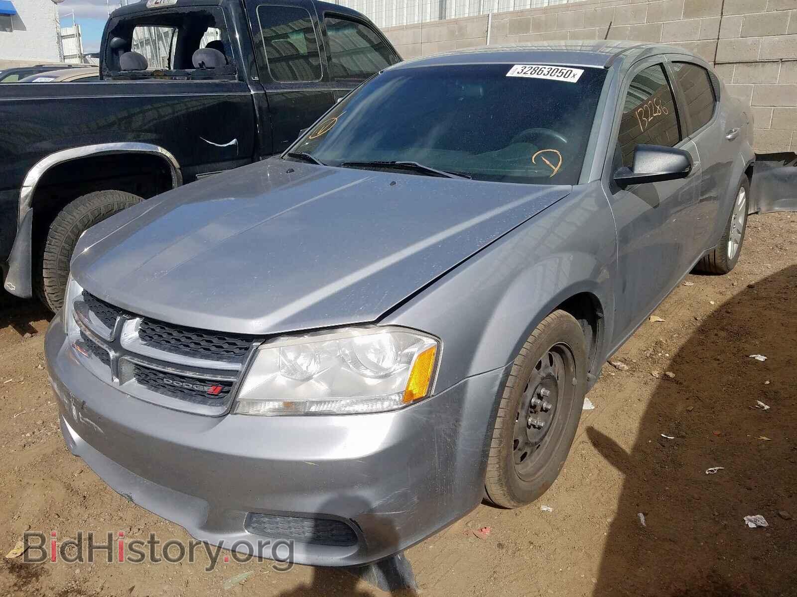 2014 DODGE AVENGER - VIN: 1C3CDZAB8EN127051 - Фото 2