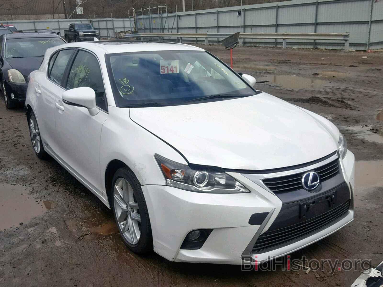 Photo JTHKD5BH1E2193492 - LEXUS CT 200 2014