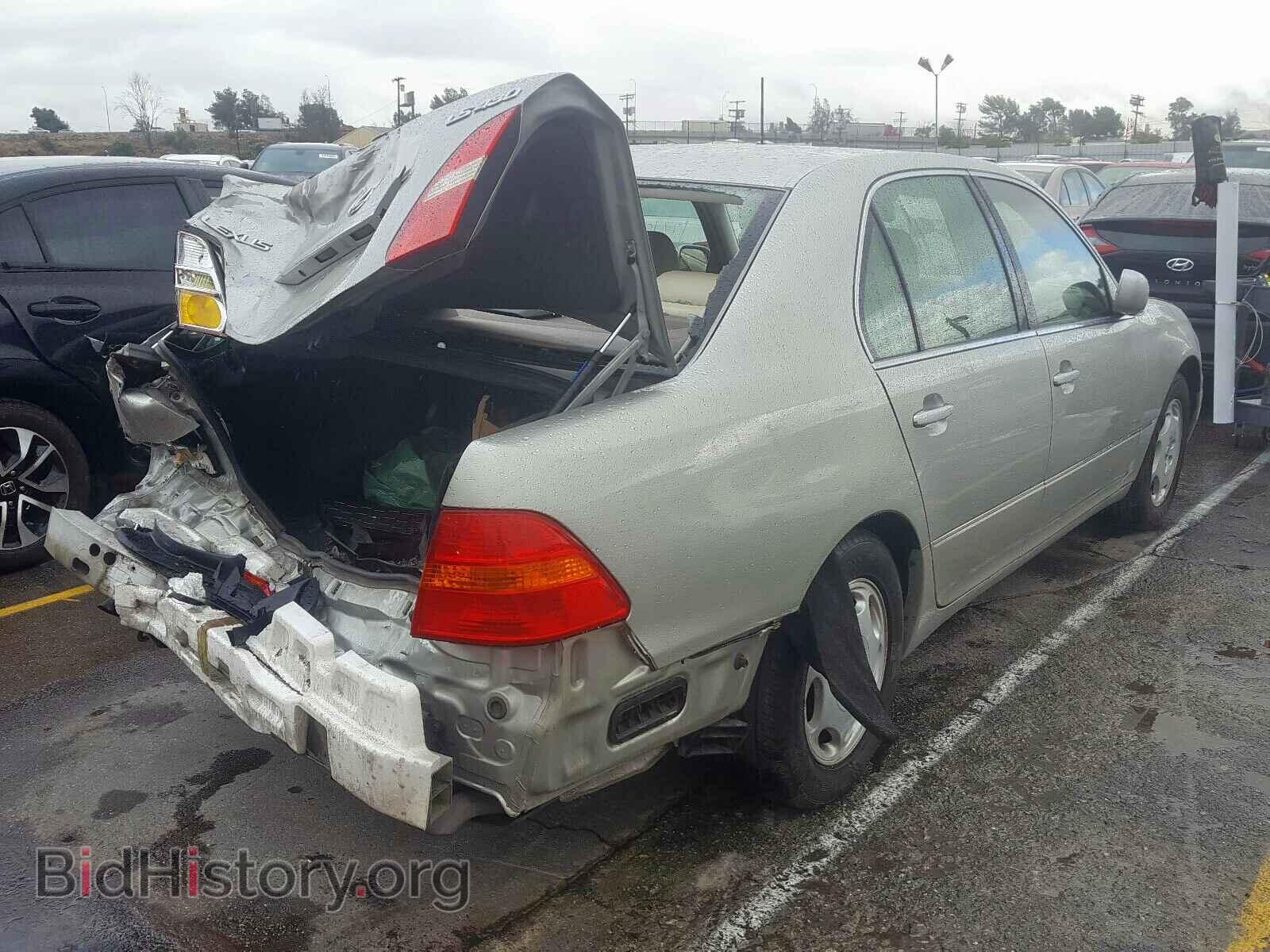 2001 LEXUS LS430 - VIN: JTHBN30F310043389 - Фото 4