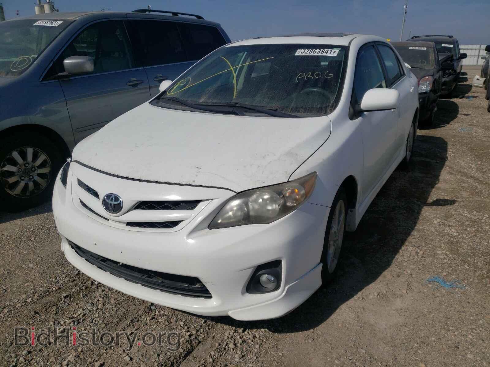 2011 TOYOTA COROLLA - VIN: 2T1BU4EE4BC687324 - Фото 2