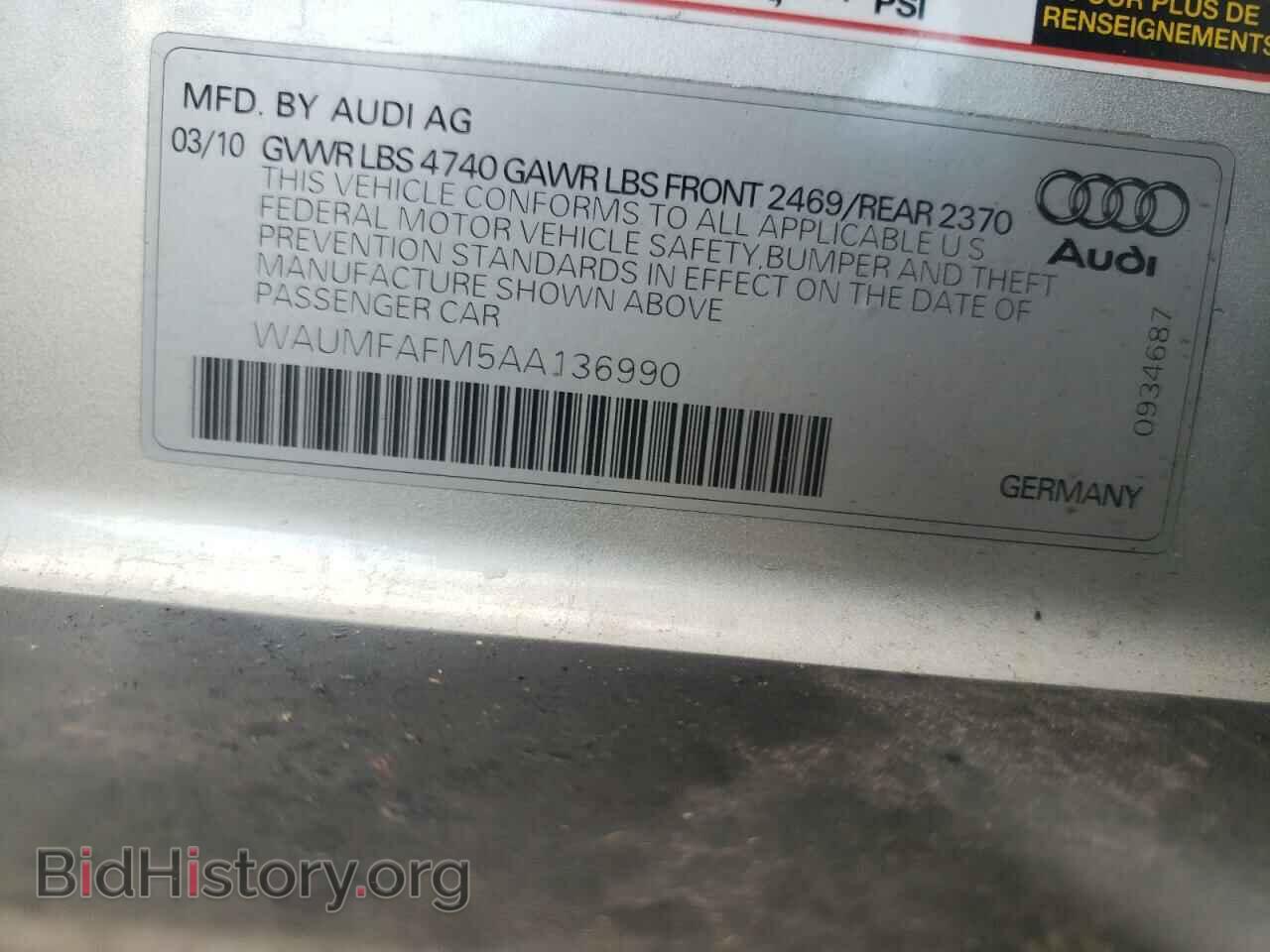 2010 AUDI A3 - VIN: WAUMFAFM5AA136990 - Фото 10