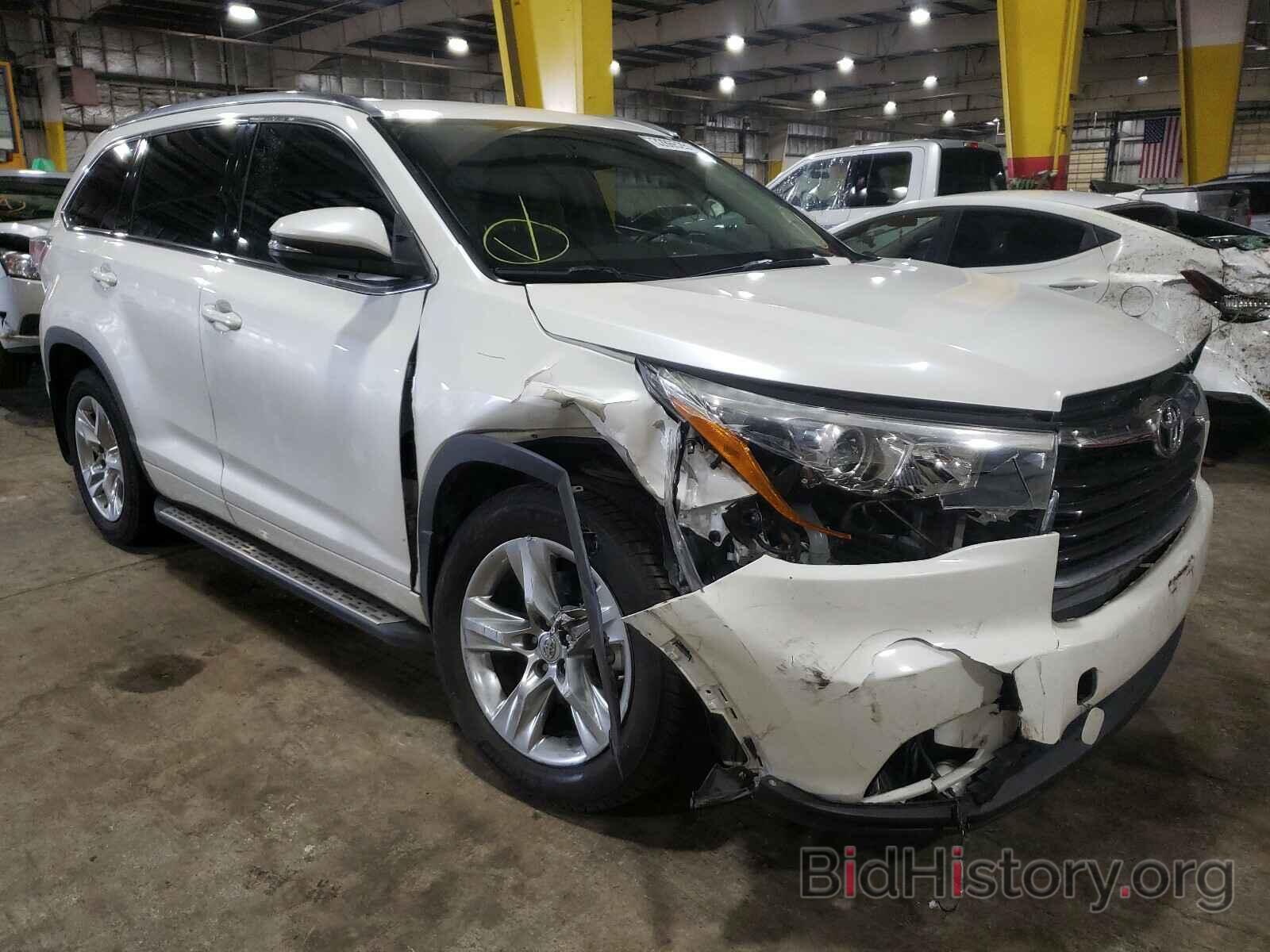 Фотография 5TDYKRFH1FS056999 - TOYOTA HIGHLANDER 2015