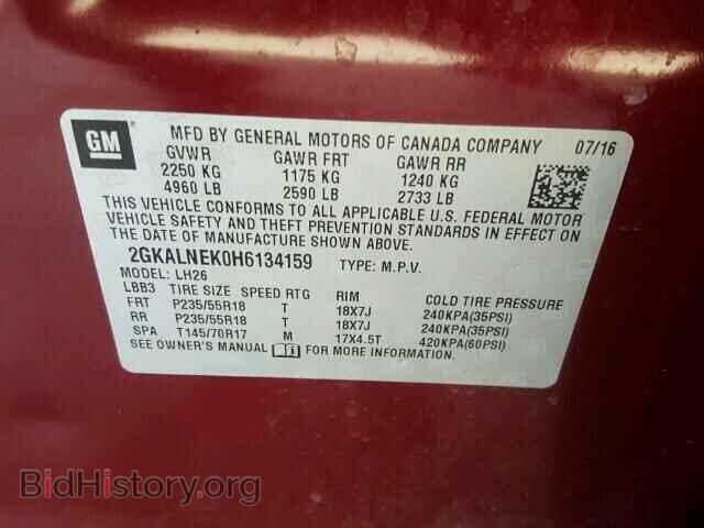 2017 GMC TERRAIN - VIN: 2GKALNEK0H6134159 - Фото 10